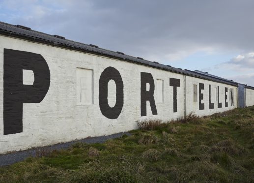 The Port Ellen distillery on the island of Islay which is being brought back into production by drinks giant Diageo.