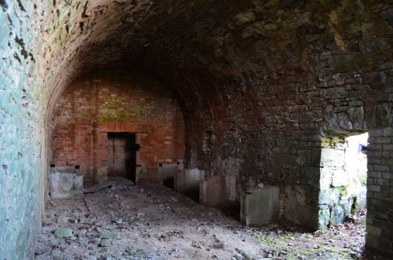 The Icehouse on the Murthly Estate. It may have had wartime uses.