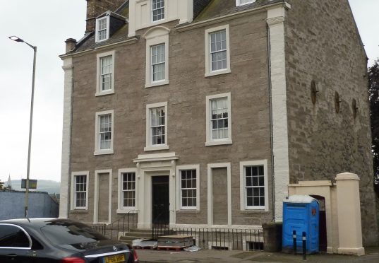 Inchbank House, Bridgend, Perth, after restoration.