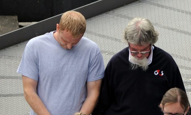 Robbie McIntosh leaving Dundee Sheriff Court earlier this year.