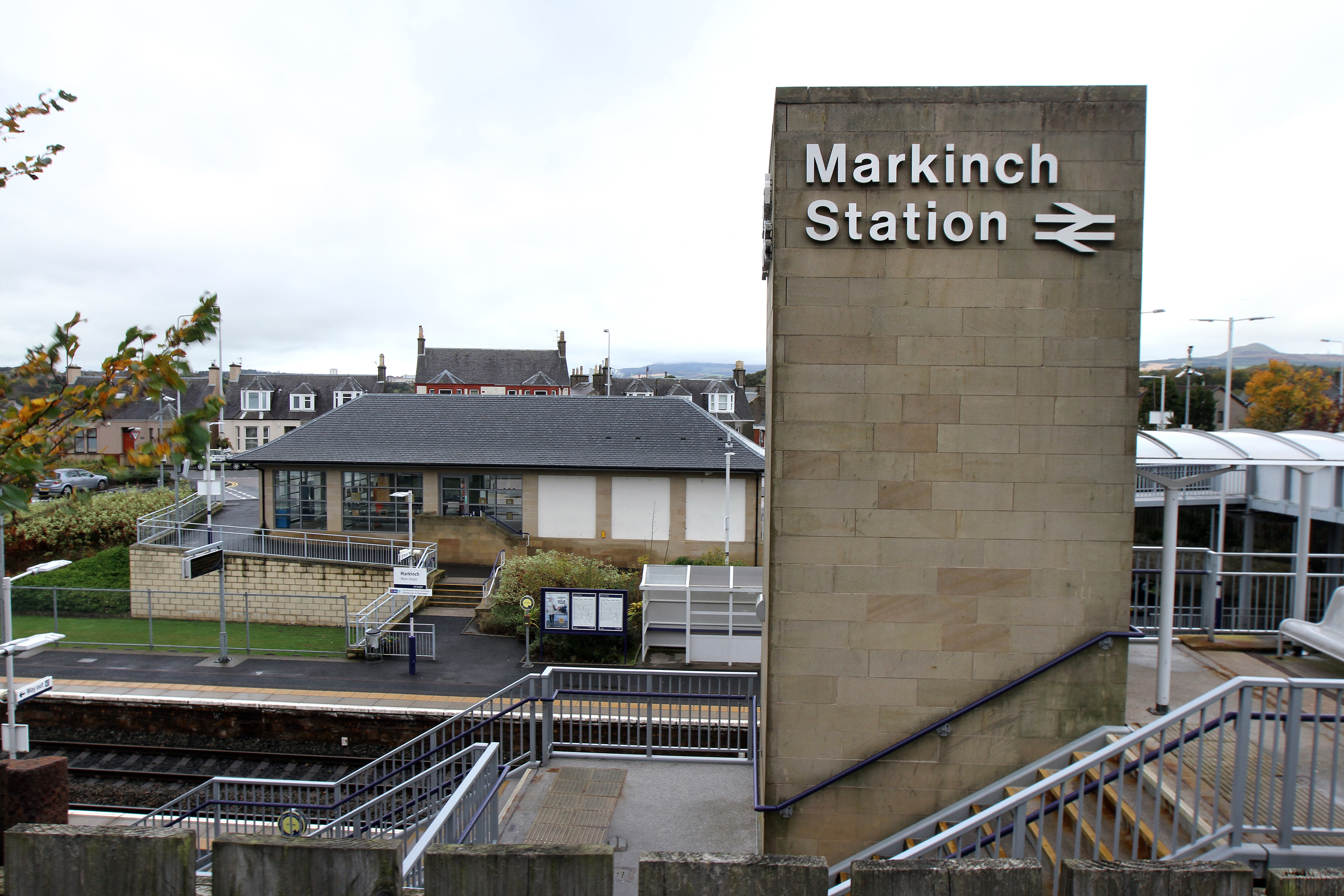Markinch railway station.