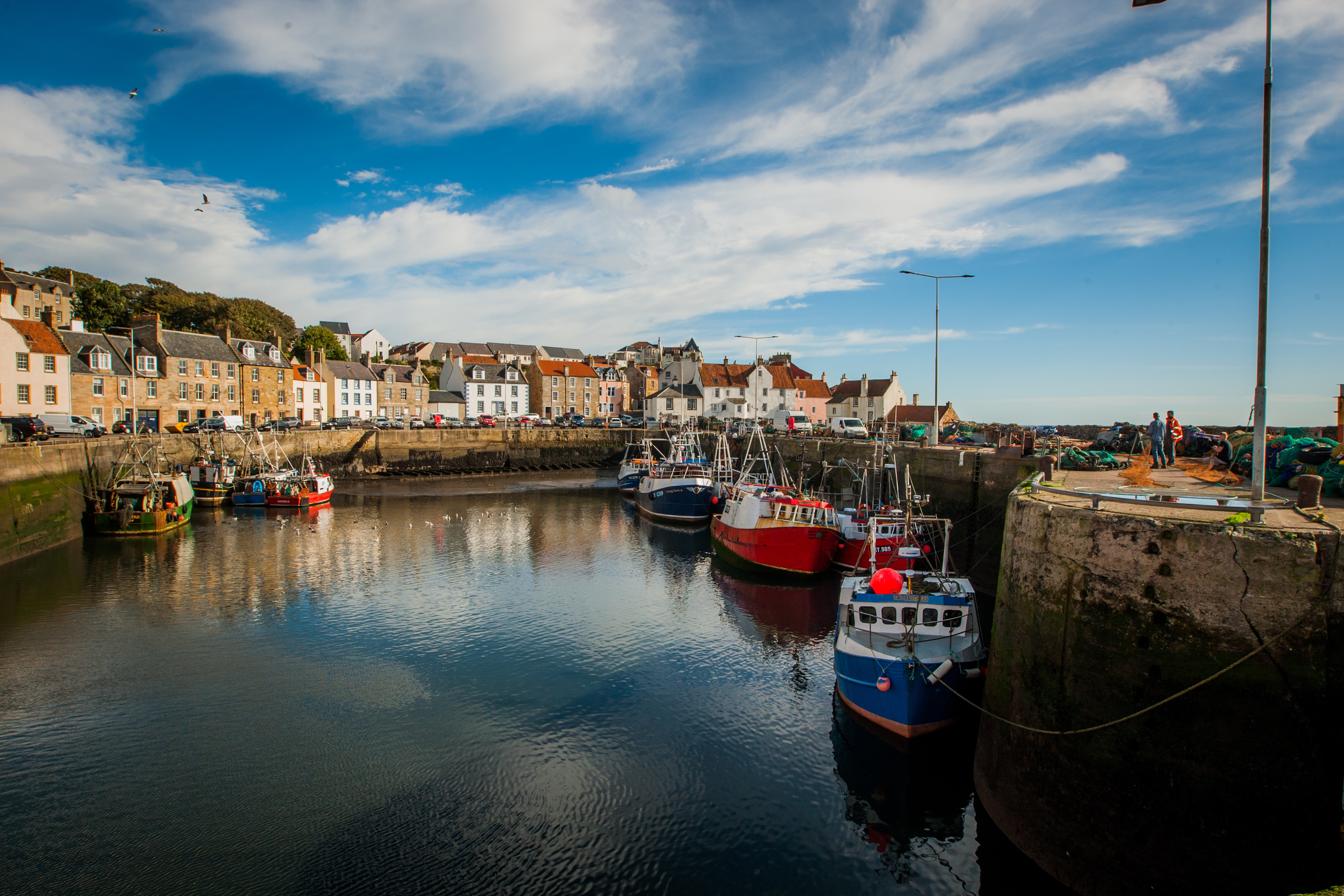 Pittenweem harbour — one of many in Fife.