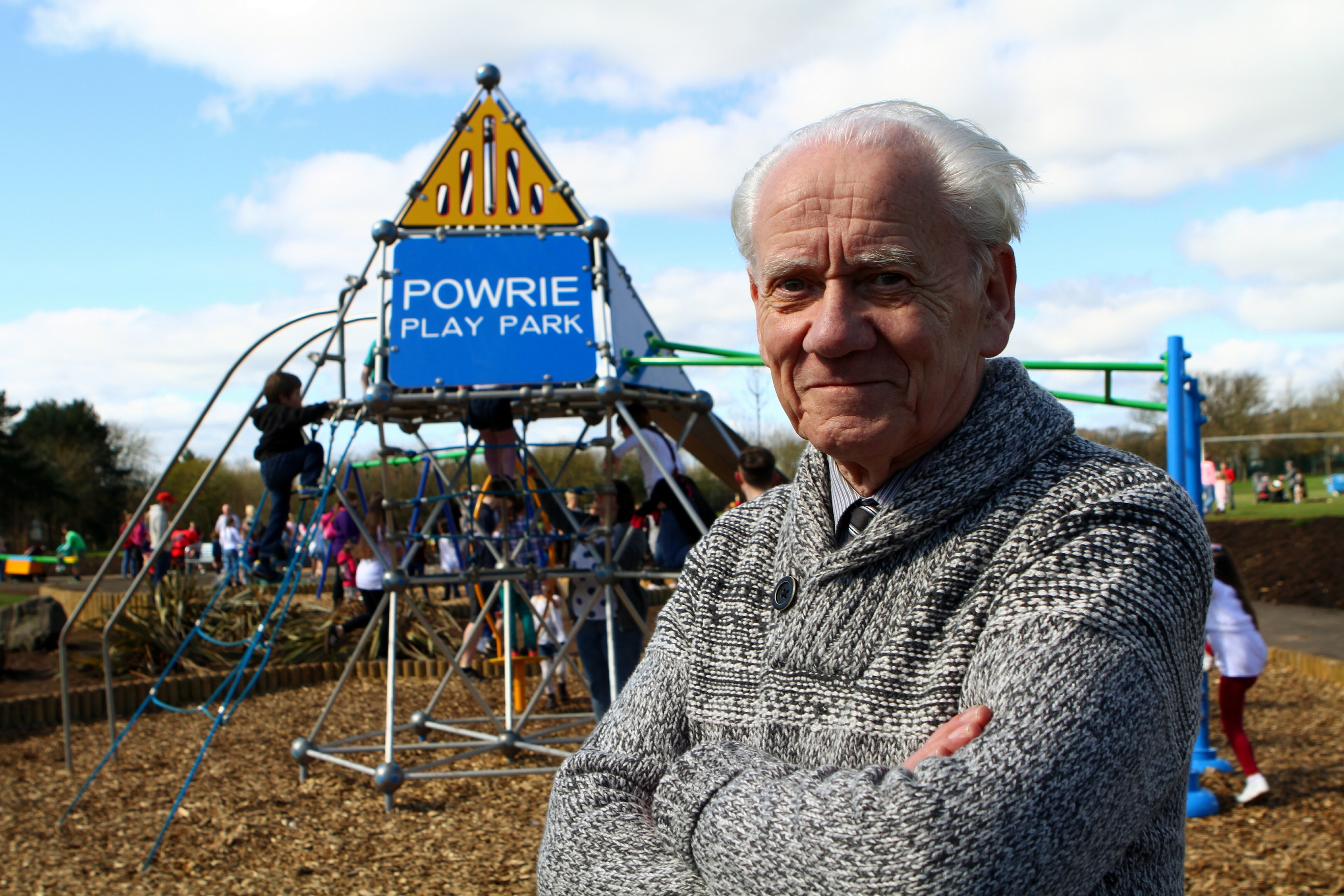 Ron Neave at Powrie Park.
