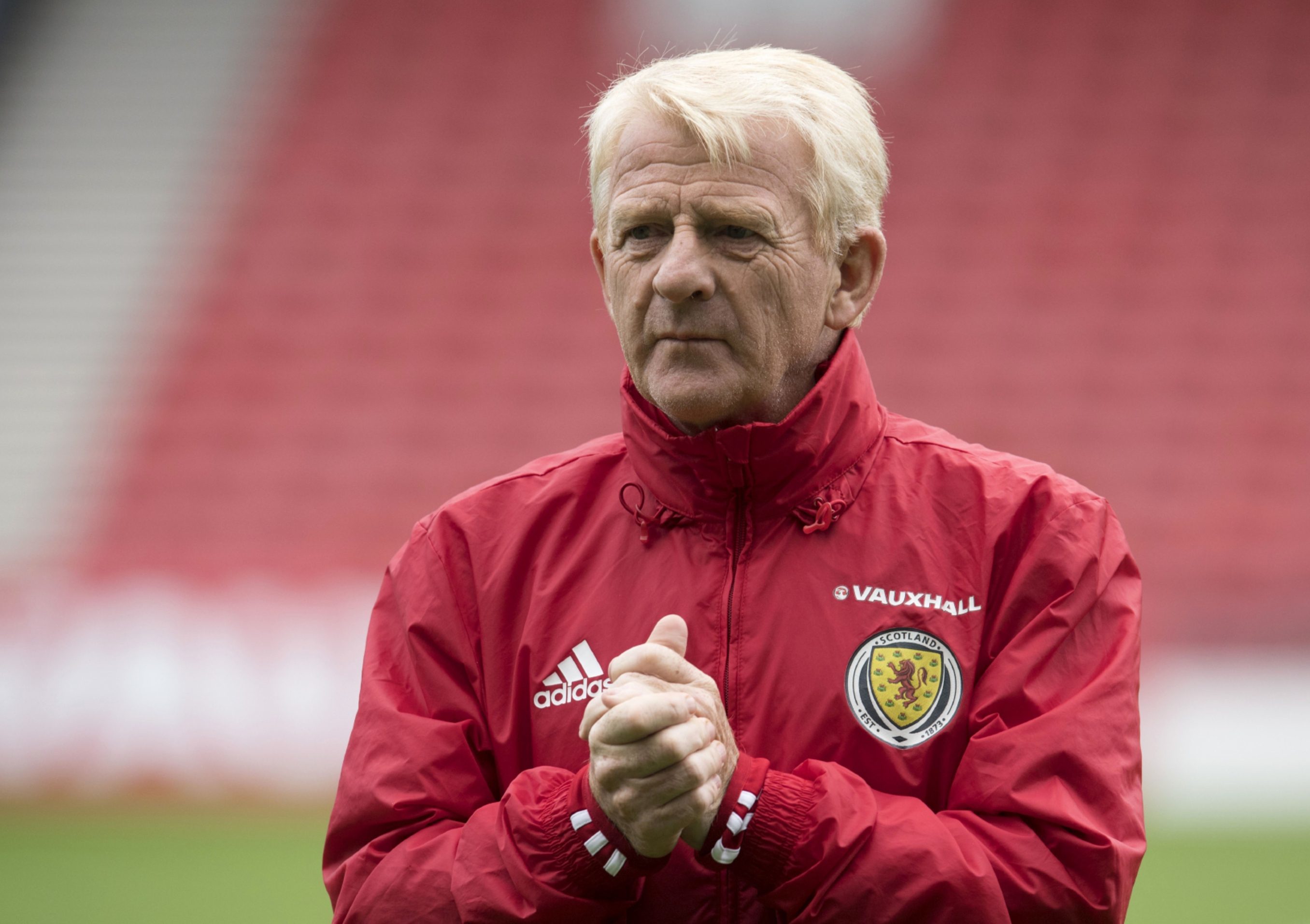 Strachan during his time as Scotland gaffer