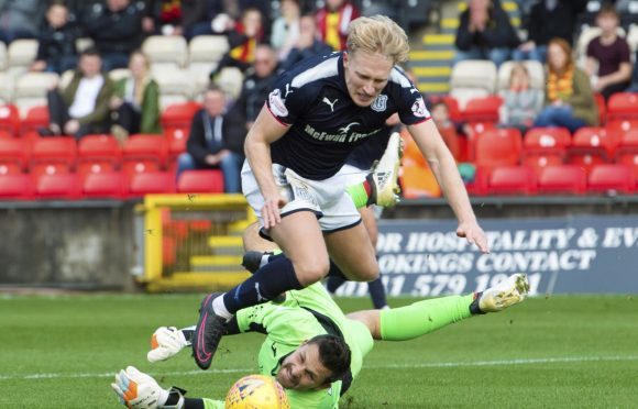 A-Jay Leitch-Smith is fouled by Tomas Cerny.