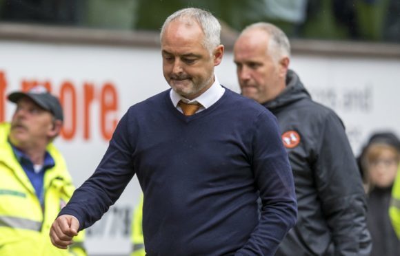 Ray McKinnon at the final whistle.