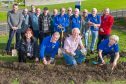 The Rotary Club of Perth St Johns planted 2,500 Crocus Bulbs for the Purple for Polio Campaign and to celebrate the park's tenth anniversary, with the hope for flowers appearing in Spring.