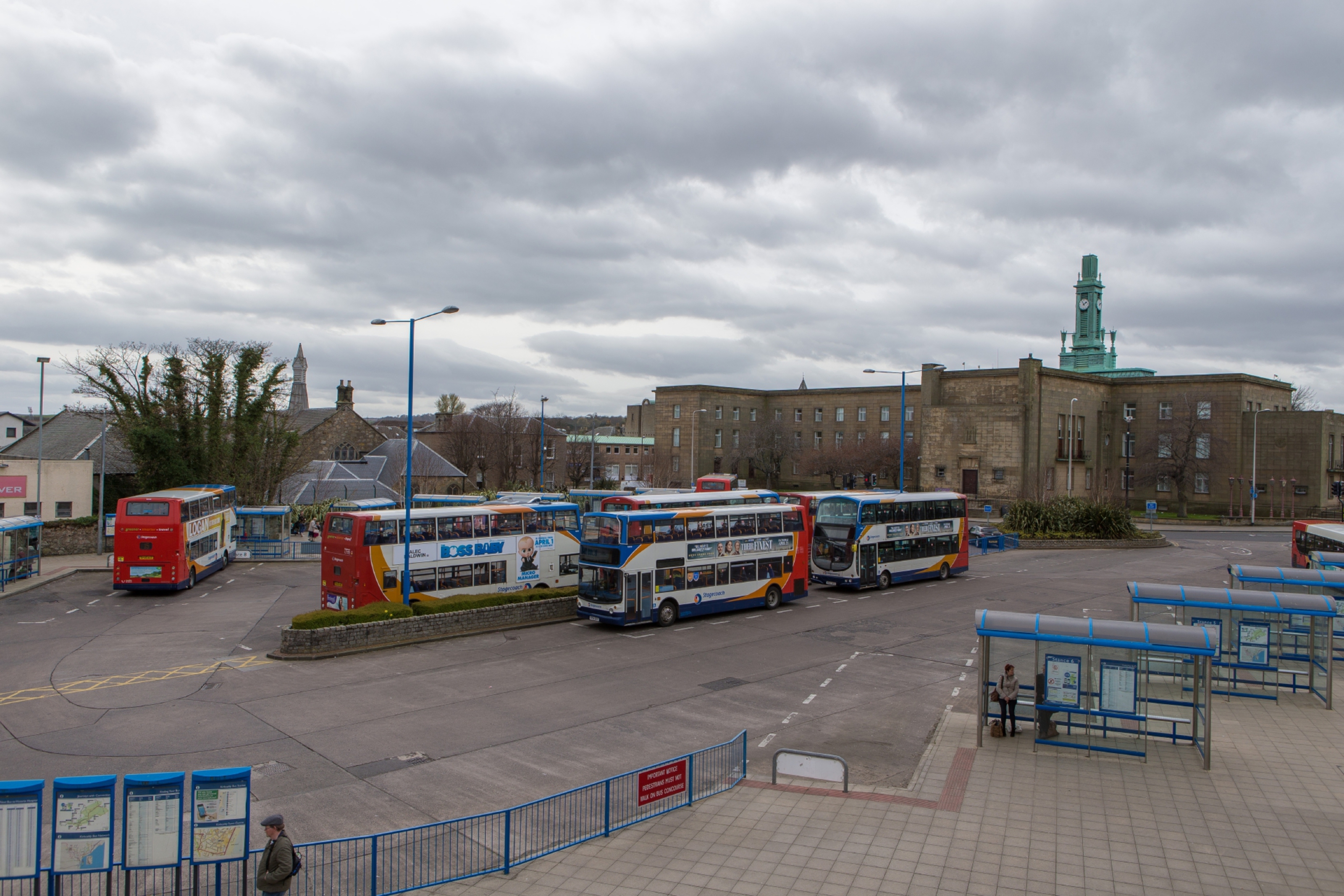 The assault is alleged to have occurred near Kirkcaldy Bus Station on Saturday evening