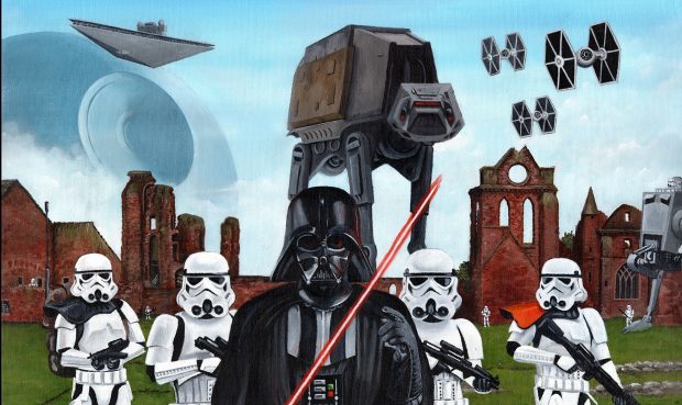 Star Wars at Arbroath Abbey.