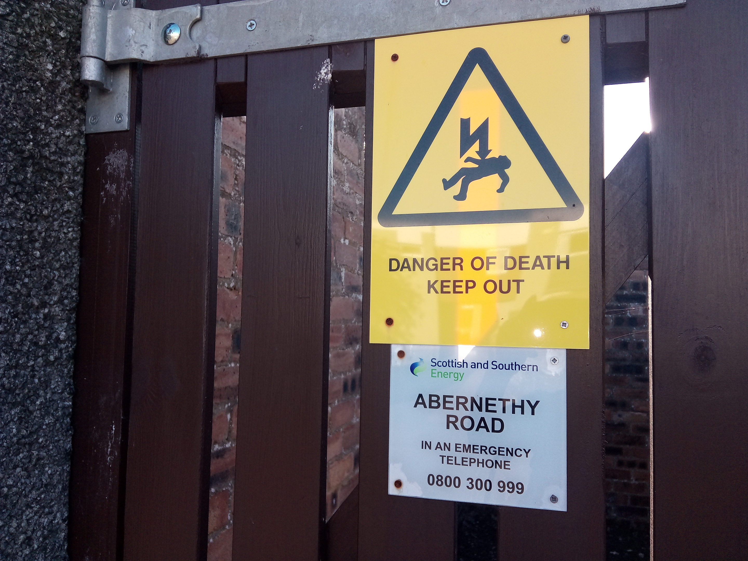 The youths were said to have been putting themselves in danger by playing near the electricity sub station.