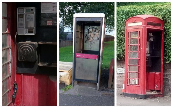 Phone boxes in Coldside