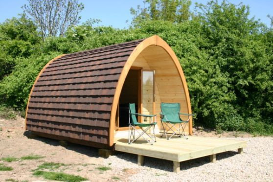 Mr Mackie says camping pods are a "growth market". (library photo)
