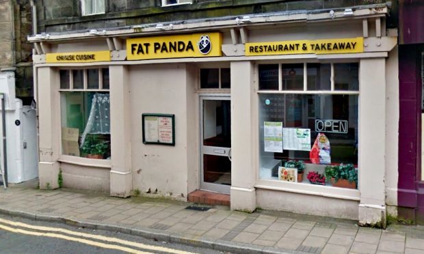 The Fat Panda takeaway in Dunfermline.