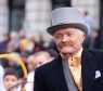"London, United Kingdom - January 01, 2012: A man dressed up as a Victorian gentleman at the New Year's Day parade in London. On The Mall."
