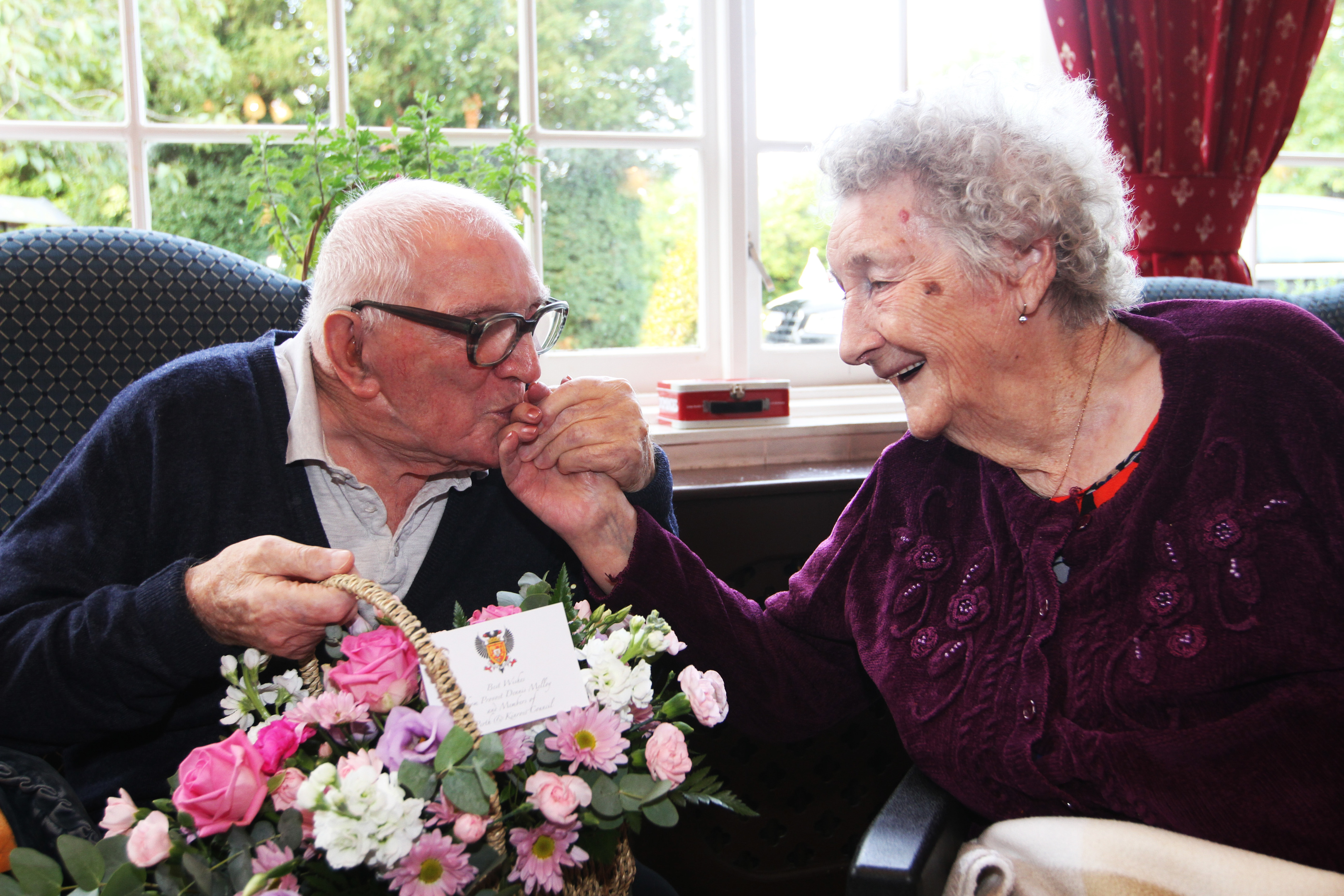 Jean and Donald Scott celebrated their 76th Wedding Anniversary.