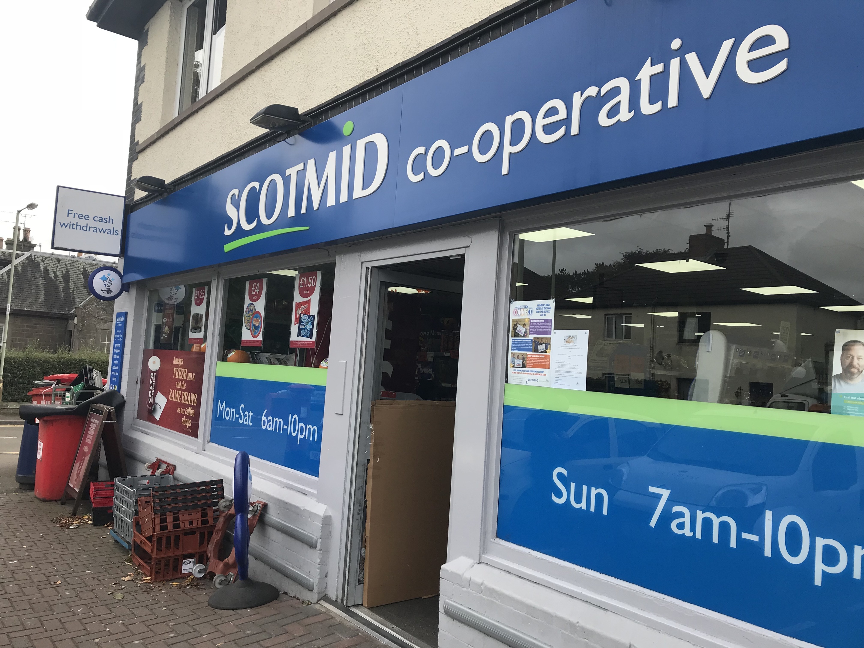 The Scotmid on Main Street, Invergowrie.