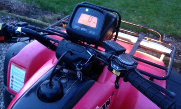 A quad bike. (library photo)