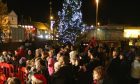 Crowd gathered for last year's Christmas lights switch-on in Monifieth.