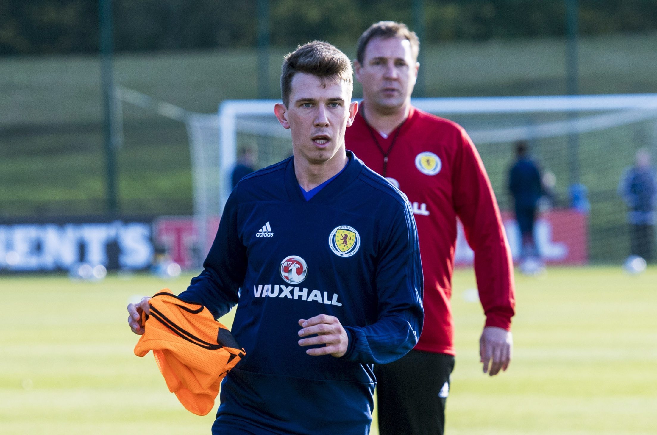 Ryan Jack in Scotland training.