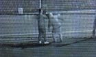 The two intruders caught on CCTV.