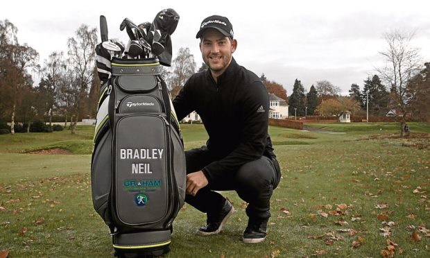 Perthshire firm Graham Environmental Services are sponsoring Bradley Neil's bag for the next two years.