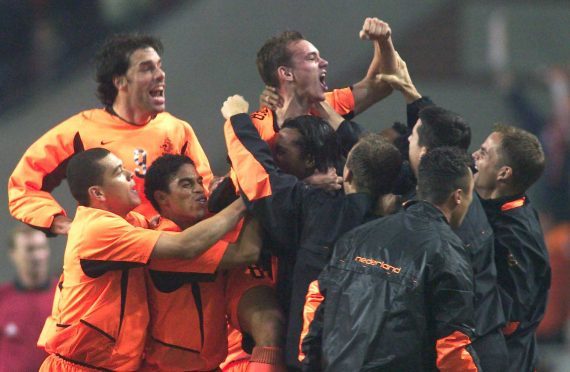 Scotland suffered a 4-0 defeat by the Dutch in 2003.