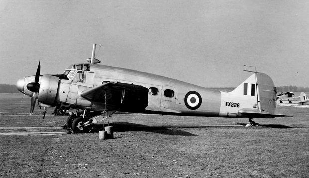 Anson C19 TX226 photographed with Flying Training Command Communications Squadron at RAF White Waltham in 1962.