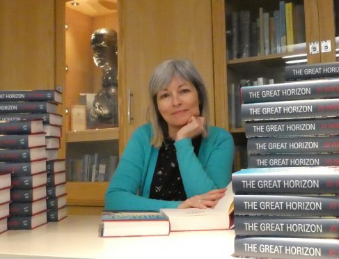 Jo Woolf with her book.