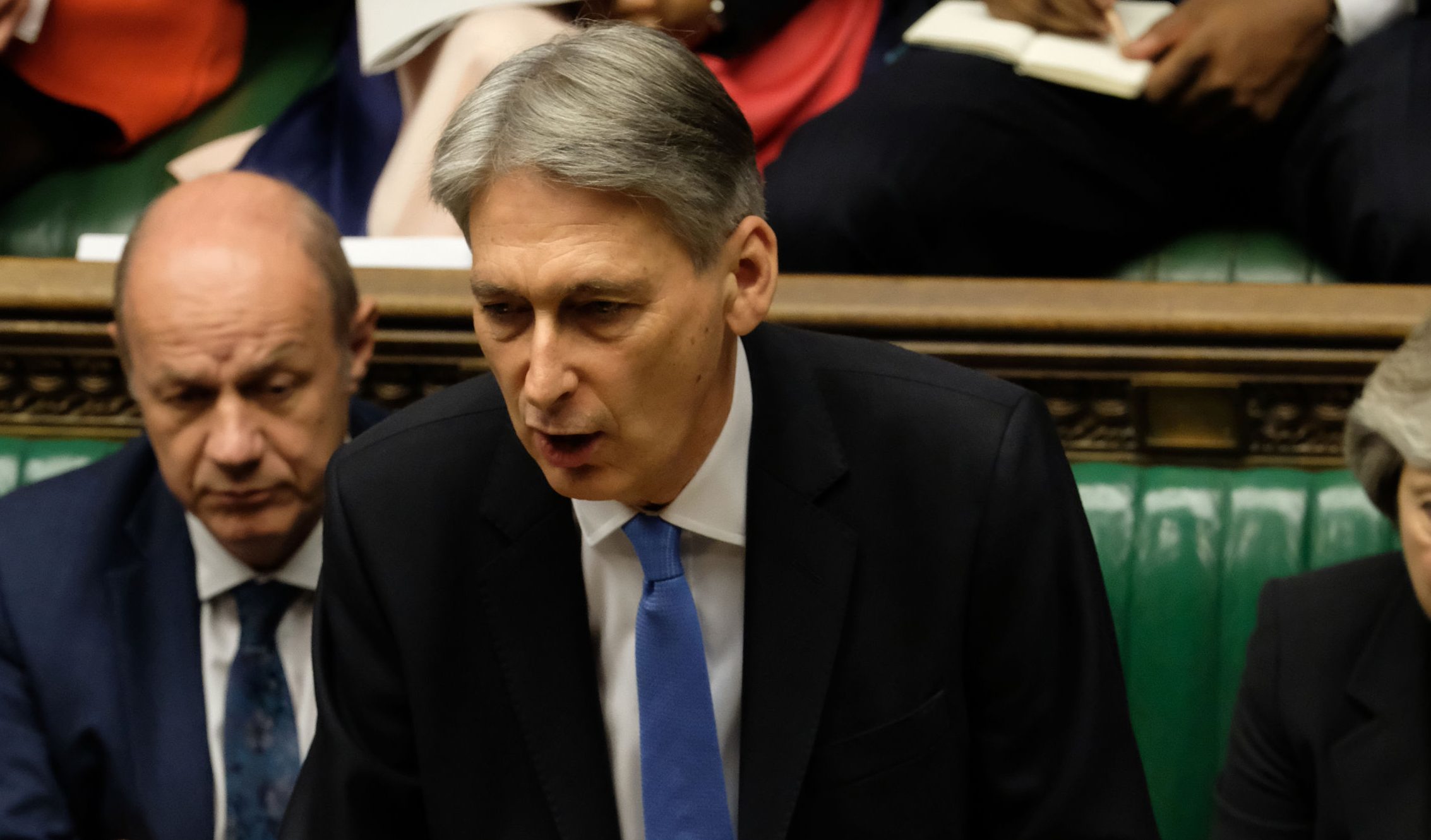 Chancellor Philip Hammond delivering the 2017 Budget.