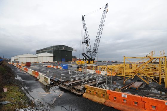 The BiFab yard in Methil.