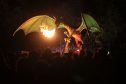 A dragon at the Coupar Angus fireworks.