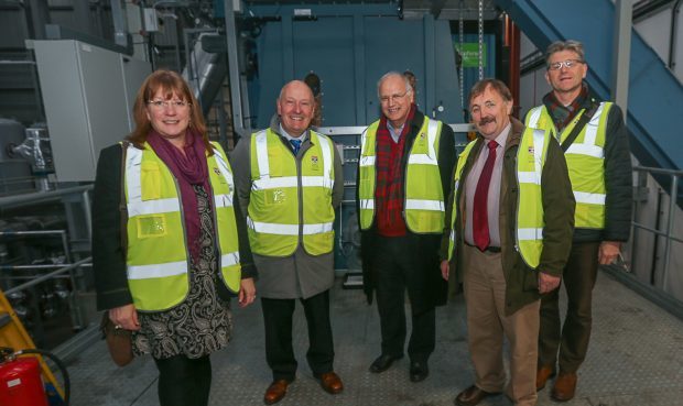 Councillors tour the site