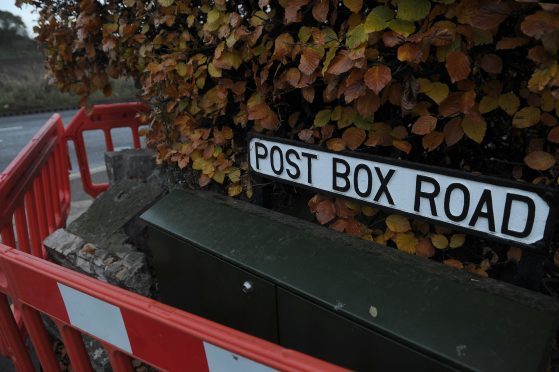 Post Box Road no longer has a post box.