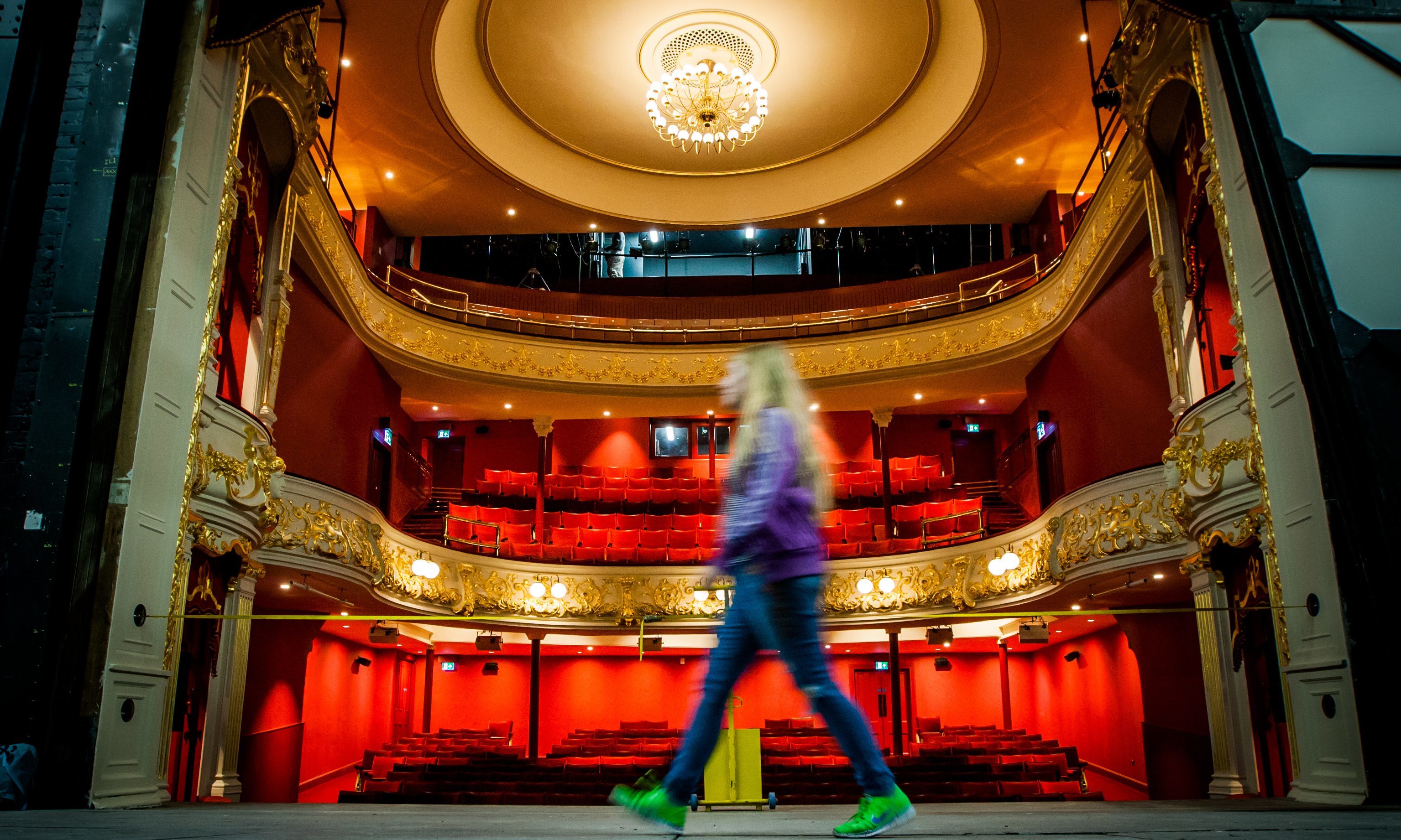 The restored auditorium at Perth Theatre