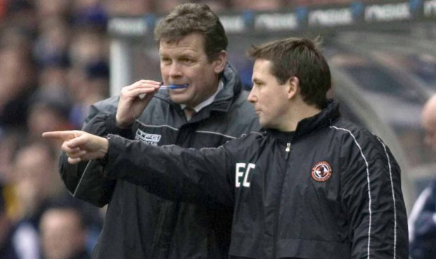 Chisholm and Dodds during their time at Dundee United