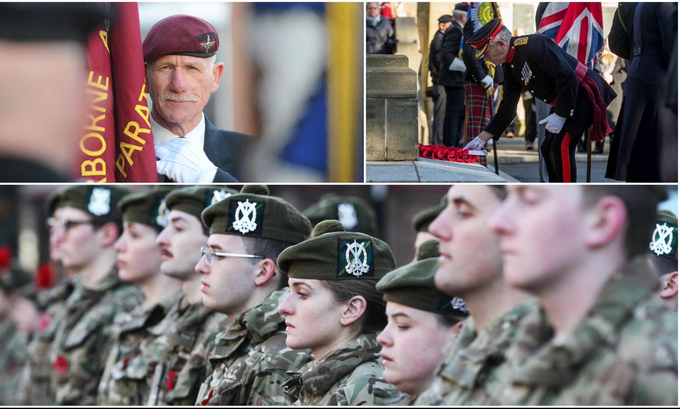 A number of Remembrance Sunday services were held across Courier Country.