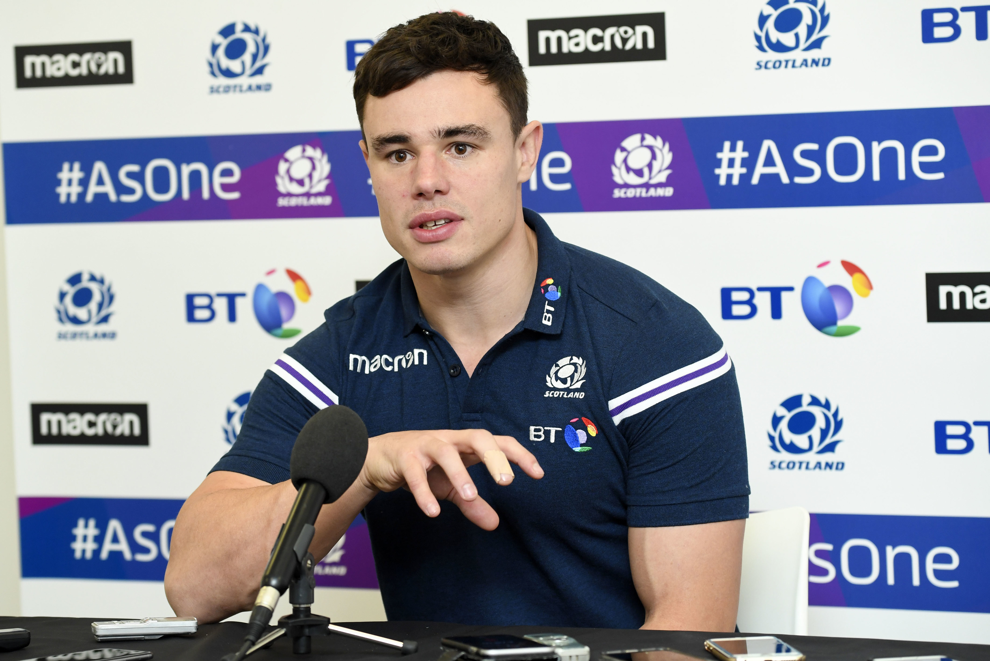 Lee Jones has returned to the Scotland team after a five year gap.