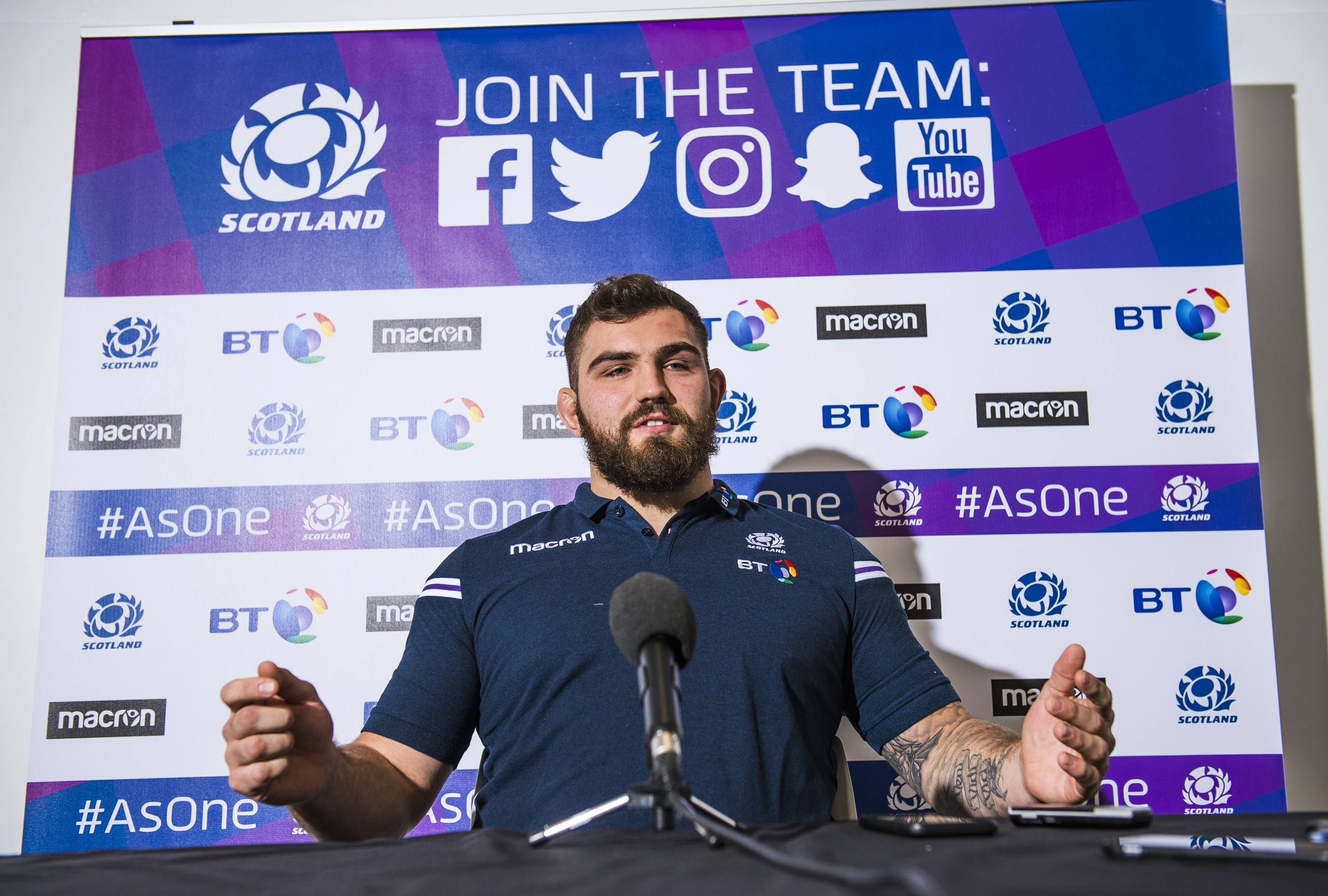 Jamie Bhatti would have quit rugby if he'd passed the police interview.
