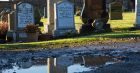 Flooding is a problem at Kennoway cemetery