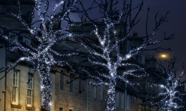 How trees in South Street will look as St Andrews is illuminated for the winter