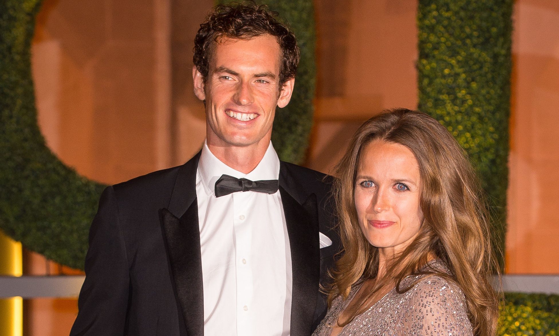 Andy Murray and his wife Kim.