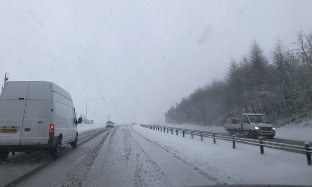 The M90 near Kinross