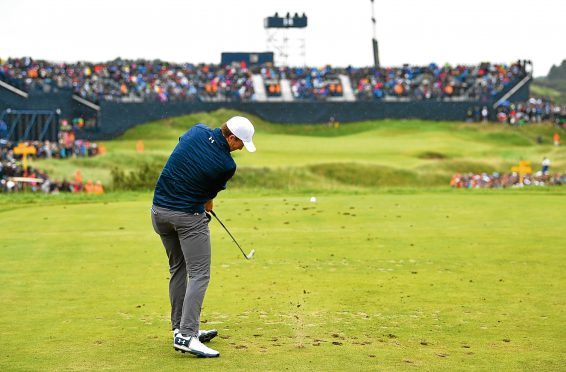 Soon after his shank of the year, Jordan Spieth hits the shot of the year at the 14th at Birkdale to kickstart the comeback of the year.