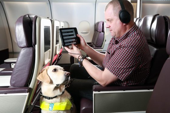 The app has been developed specifically for visually impaired customers on board Virgin Atlantic services.