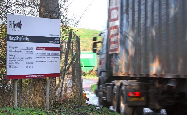 Drivers of larger vehicles will have to show a permit at Fife's waste recycling centres