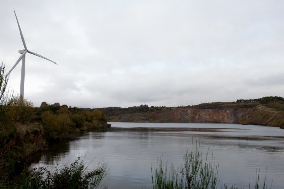 The former opencast site at Westfield.