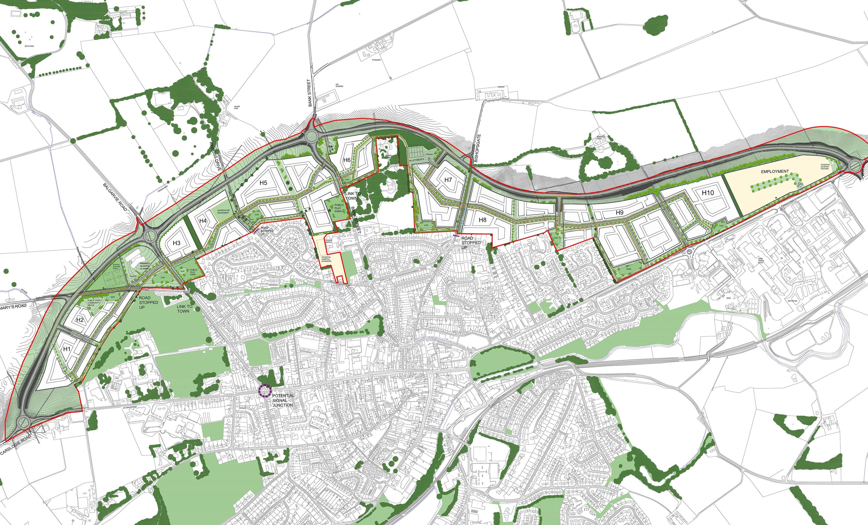 It hopes to work with the Cupar North development