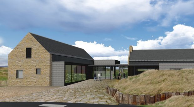 Artist's impression of Dumbarnie Links Clubhouse