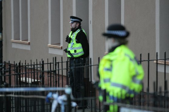 Police on Fairbairn Street