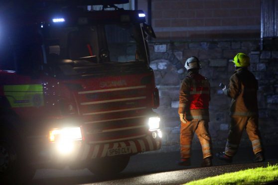Firefighters attended a fire in the former Forebank Care Home off Eadie Street, Dundee.